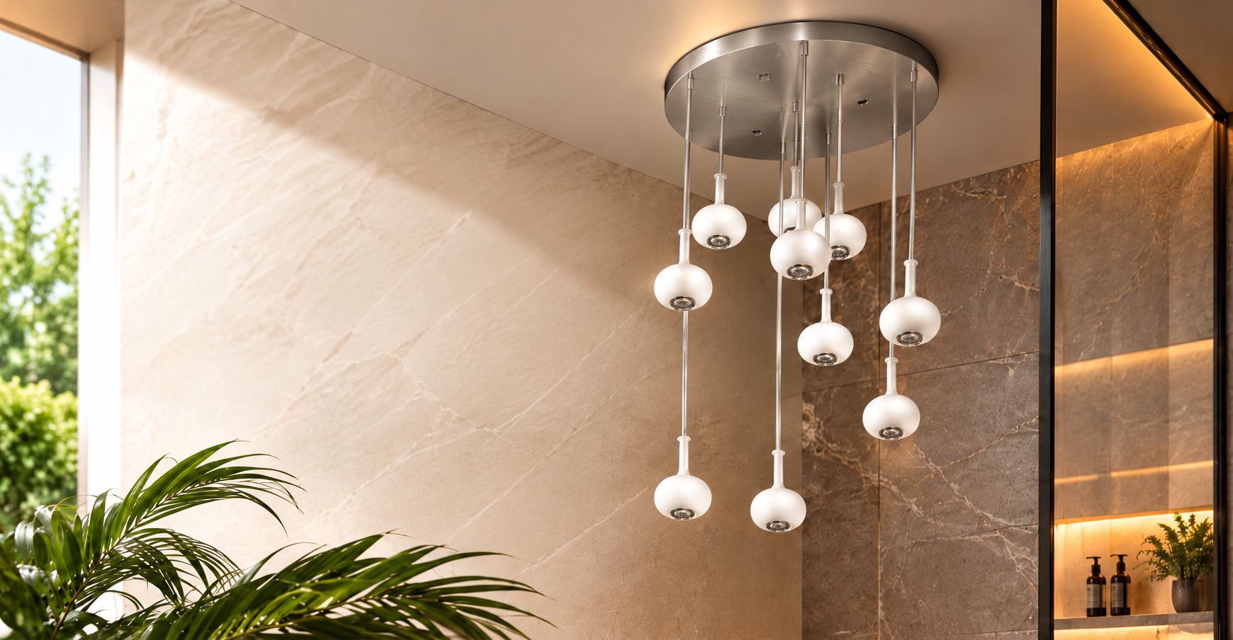 Elegant Shower Lighting Design